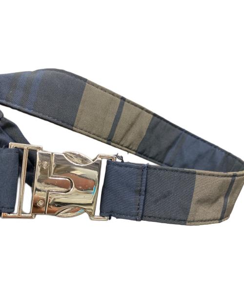 Rirandture（リランドチュール）Rirandture (リランドチュール) キャミソールワンピース ネイビー×ブラウン サイズ:１の古着・服飾アイテム