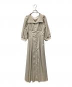 JILL BY JILLSTUARTジル バイ ジルスチュアート）の古着「ブラウスワンピース」｜ベージュ