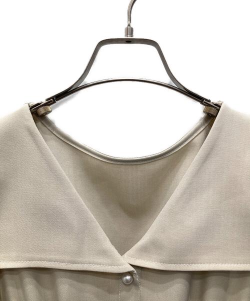 JILL BY JILLSTUART（ジル バイ ジルスチュアート）JILL BY JILLSTUART (ジル バイ ジルスチュアート) ブラウスワンピース ベージュ サイズ:FREEの古着・服飾アイテム