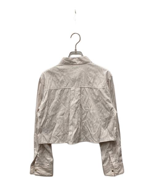 Rirandture（リランドチュール）Rirandture (リランドチュール) ハートロゴ刺繍クロップドシャツ ベージュ サイズ:2の古着・服飾アイテム