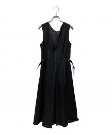 JILL BY JILLSTUART（ジル バイ ジルスチュアート）の古着「ノースリーブワンピース」｜ブラック