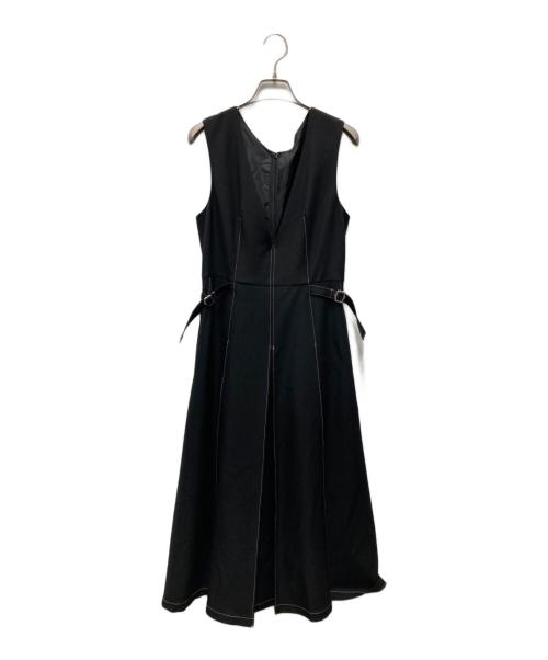 JILL BY JILLSTUART（ジル バイ ジルスチュアート）JILL BY JILLSTUART (ジル バイ ジルスチュアート) ノースリーブワンピース ブラック サイズ:Sの古着・服飾アイテム