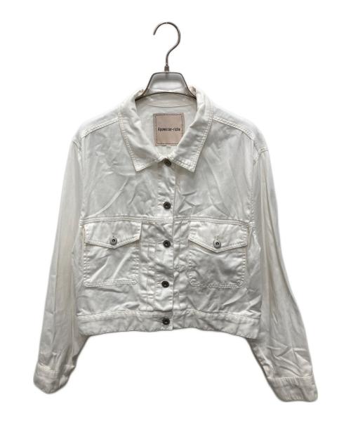 Apuweiser-riche（アプワイザーリッシェ）Apuweiser-riche (アプワイザーリッシェ) ライトショートGジャン ホワイト サイズ:1の古着・服飾アイテム