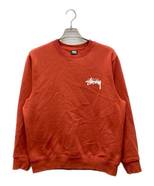 stussy（ステューシー）stussy (ステューシー) YOUNG MODERNS CREW ブラウン サイズ:Sの古着・服飾アイテム