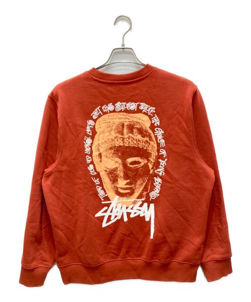 stussy（ステューシー）stussy (ステューシー) YOUNG MODERNS CREW ブラウン サイズ:Sの古着・服飾アイテム