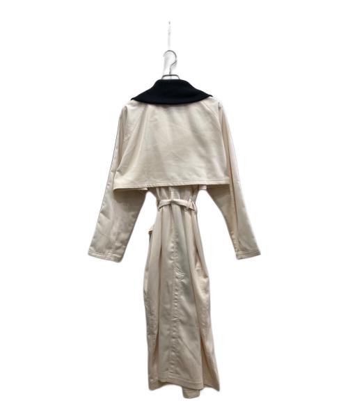 adidas（アディダス）adidas (アディダス) ALWAYS ORIGINAL トレンチコート アイボリー サイズ:XLの古着・服飾アイテム