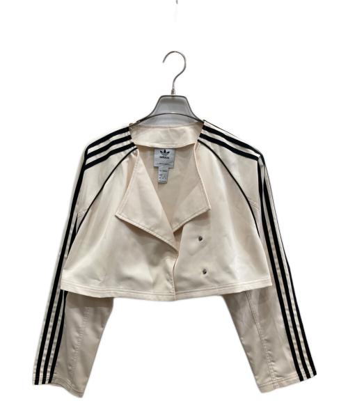 adidas（アディダス）adidas (アディダス) ALWAYS ORIGINAL トレンチコート アイボリー サイズ:XLの古着・服飾アイテム