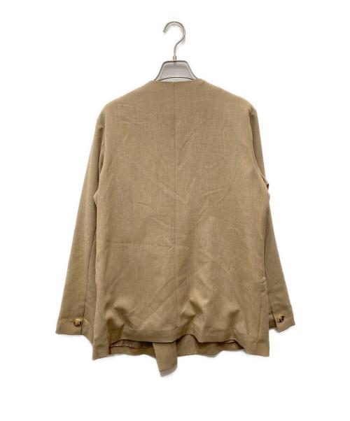 CAPRICIEUX LE'MAGE（カプリシューレマージュ）CAPRICIEUX LE'MAGE (カプリシューレマージュ) シアーシャツジャケット ベージュ サイズ:FREEの古着・服飾アイテム