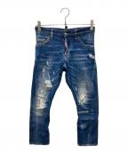 DSQUARED2ディースクエアード）の古着「Sexy Twist Jean/セクシーツイスト ジーン」｜インディゴ