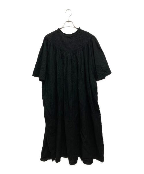 dahl'ia（ダリア）dahl'ia (ダリア) ブラウスワンピース ブラック サイズ:FREEの古着・服飾アイテム
