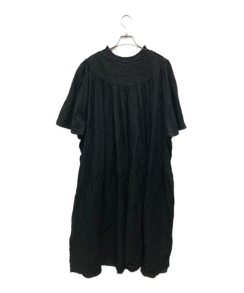 dahl'ia（ダリア）dahl'ia (ダリア) ブラウスワンピース ブラック サイズ:FREEの古着・服飾アイテム