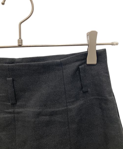 AEWEN MATOPH（イウエン マトフ）AEWEN MATOPH (イウエン マトフ) ラメ フレア マキシスカート ブラック サイズ:38の古着・服飾アイテム