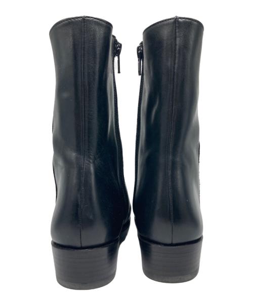POLPETTA（ポルペッタ）POLPETTA (ポルペッタ) BEAMS (ビームス) サイドジップブーツ ブラック サイズ:37の古着・服飾アイテム