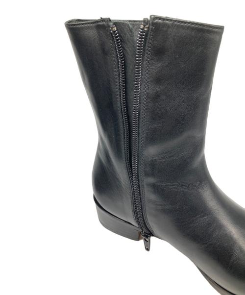 POLPETTA（ポルペッタ）POLPETTA (ポルペッタ) BEAMS (ビームス) サイドジップブーツ ブラック サイズ:37の古着・服飾アイテム