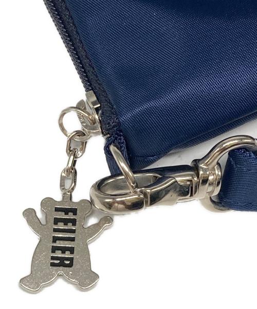 FEILER（フェイラー）FEILER (フェイラー) ショルダーポーチ ネイビーの古着・服飾アイテム