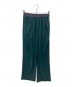 FRAMeWORKフレームワーク）の古着「LIBECO-LINENイージーパンツ」｜グリーン