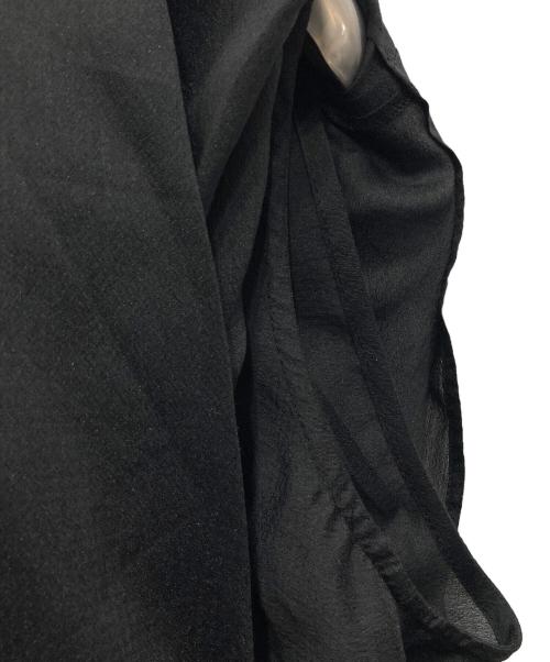 IENA（イエナ）IENA (イエナ) フリルブラウス ブラック サイズ:Fの古着・服飾アイテム