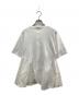 ENFOLD (エンフォルド) PETAL-HEM T-SHIRT/ペタル ヘム ティーシャツ ホワイト サイズ:38：7000円