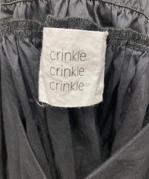crinkle（クリンクル）crinkle (クリンクル) キャミソールブラウス ブラック サイズ:FREEの古着・服飾アイテム