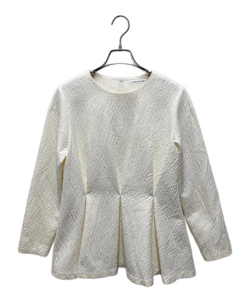 M-premierBLACK（エムプルミエブラック）M-premierBLACK (エムプルミエブラック) ブラウス ホワイト サイズ:38の古着・服飾アイテム