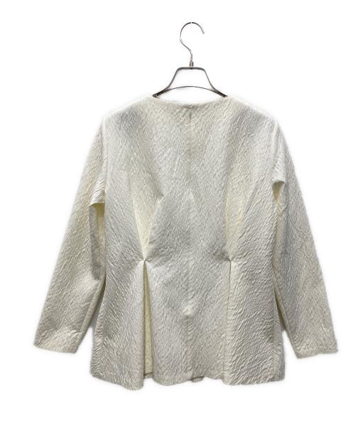 M-premierBLACK（エムプルミエブラック）M-premierBLACK (エムプルミエブラック) ブラウス ホワイト サイズ:38の古着・服飾アイテム