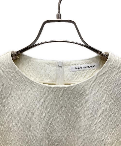 M-premierBLACK（エムプルミエブラック）M-premierBLACK (エムプルミエブラック) ブラウス ホワイト サイズ:38の古着・服飾アイテム