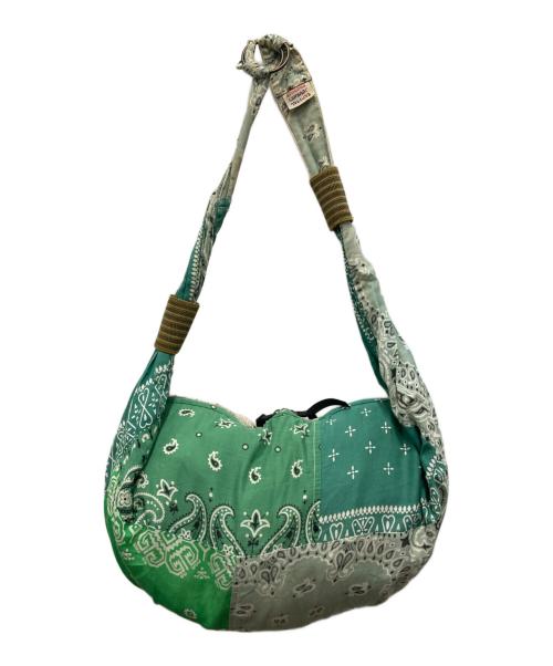 KAPITAL（キャピタル）KAPITAL (キャピタル) ガーゼ ラットブランドバンダナ グリーンの古着・服飾アイテム