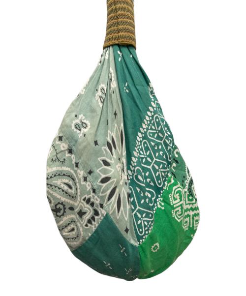 KAPITAL（キャピタル）KAPITAL (キャピタル) ガーゼ ラットブランドバンダナ グリーンの古着・服飾アイテム