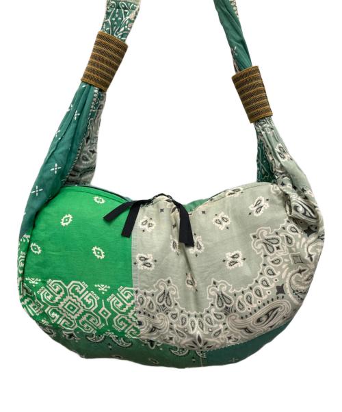 KAPITAL（キャピタル）KAPITAL (キャピタル) ガーゼ ラットブランドバンダナ グリーンの古着・服飾アイテム