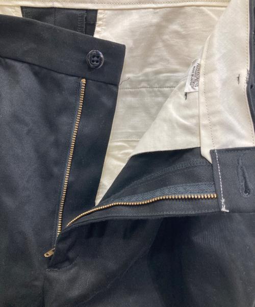 WACKO MARIA（ワコマリア）WACKO MARIA (ワコマリア) DOUBLE PLEATED CHINO TROUSERS ブラック サイズ:Ｌの古着・服飾アイテム