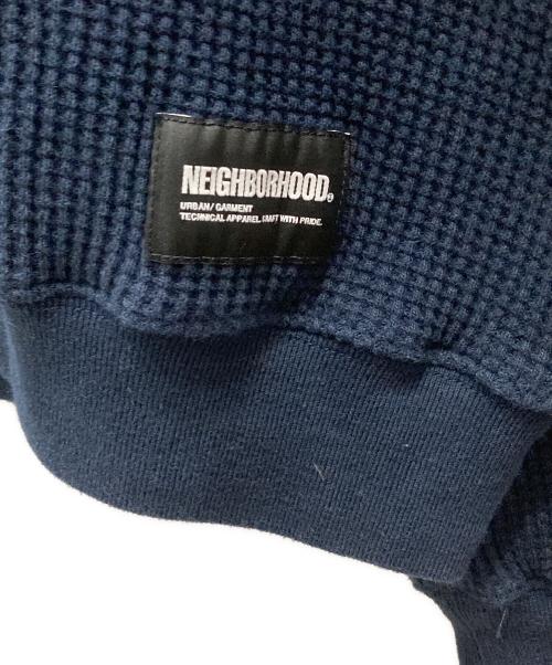 NEIGHBORHOOD（ネイバーフッド）NEIGHBORHOOD (ネイバーフッド) WAFFLE FABRIC CREWNECK LS ネイビー サイズ:Mの古着・服飾アイテム