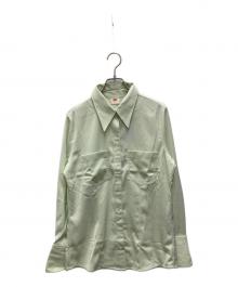 LEVI'S（リーバイス）の古着「ポリエステルシャツ」｜グリーン