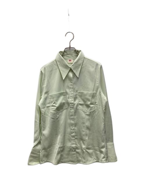 LEVI'S（リーバイス）LEVI'S (リーバイス) ポリエステルシャツ グリーン サイズ:S 未使用品の古着・服飾アイテム