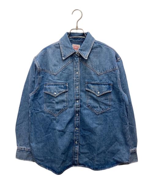 LEVI'S（リーバイス）LEVI'S (リーバイス) デニムウエスタンシャツ ブルー サイズ:M 未使用品の古着・服飾アイテム