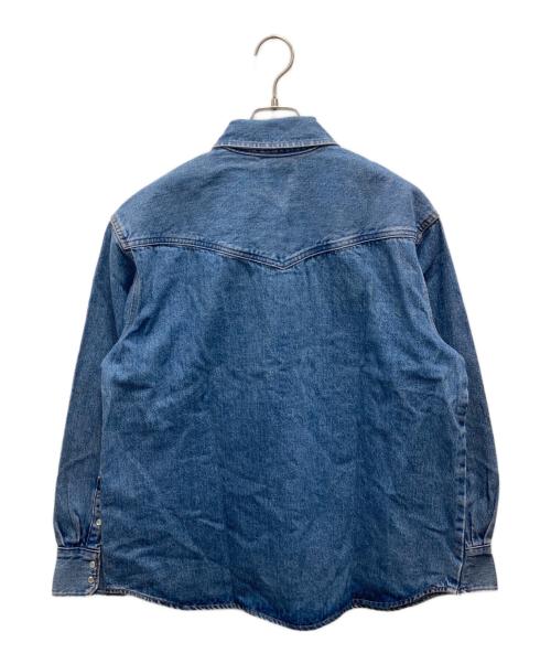 LEVI'S（リーバイス）LEVI'S (リーバイス) デニムウエスタンシャツ ブルー サイズ:M 未使用品の古着・服飾アイテム