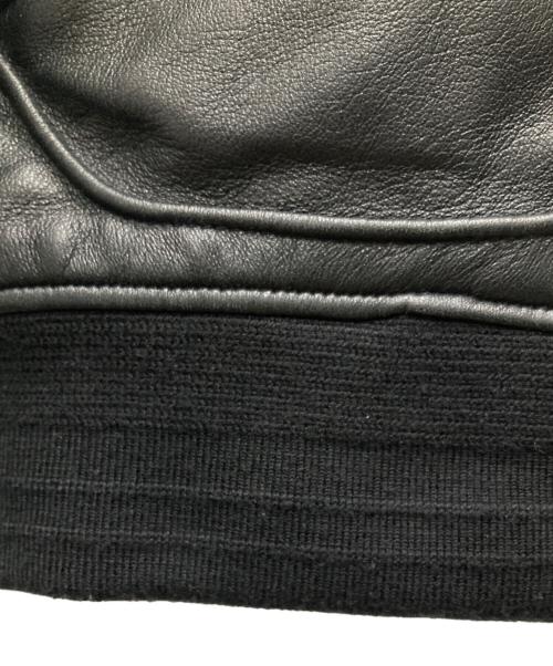 nano・universe（ナノ・ユニバース）nano・universe (ナノ・ユニバース) LB.03/ワンダーライトシープリブブルゾン ブラック サイズ:Mの古着・服飾アイテム