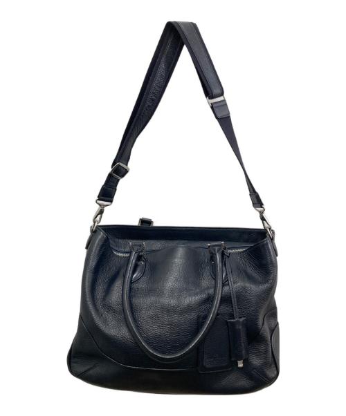 PELLE MORBIDA（ペッレモルビダ）PELLE MORBIDA (ペッレモルビダ) 2WAYトートバッグ ブラックの古着・服飾アイテム
