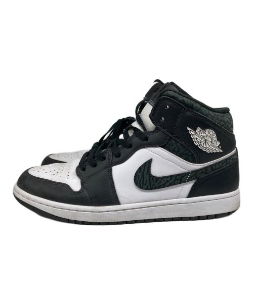 NIKE（ナイキ）NIKE (ナイキ) AIR JORDAN 1 MID PANDA ELEPHAN ブラック サイズ:28の古着・服飾アイテム