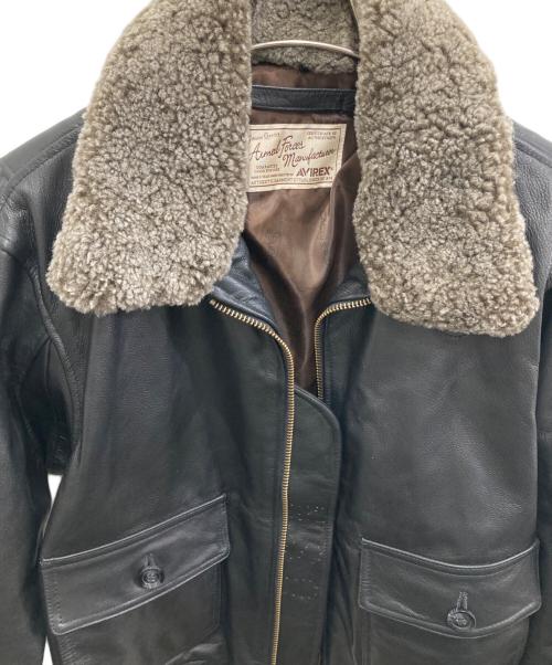 AVIREX（アヴィレックス）AVIREX (アヴィレックス) G-1フライトジャケット ブラック サイズ:XLの古着・服飾アイテム