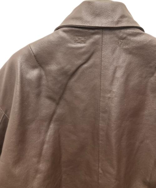 ALPHA INDUSTRIES（アルファインダストリーズ）ALPHA INDUSTRIES (アルファインダストリーズ) KNOX ARMORY A-2フライトジャケット ブラウン サイズ:XLの古着・服飾アイテム