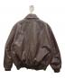 ALPHA INDUSTRIES (アルファインダストリーズ) KNOX ARMORY A-2フライトジャケット ブラウン サイズ:XL：14000円