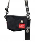 Manhattan Portage×A BATHING APEマンハッタンポーテージ×ア ベイシング エイプ）の古着「ショルダーバッグ」｜ブラック