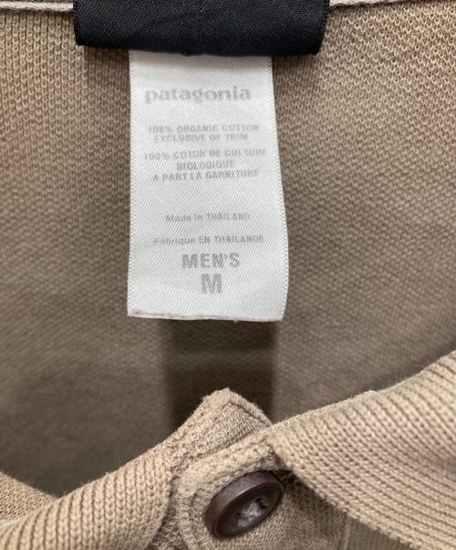 Patagonia（パタゴニア）Patagonia (パタゴニア) 00’s ORGANIC COTTONポロシャツ ブラウン サイズ:Mの古着・服飾アイテム