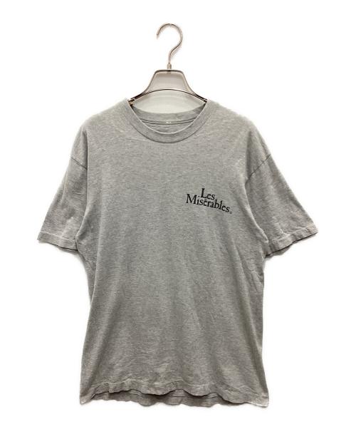 NO BRAND（ノーブランド）NO BRAND (ノーブランド) Les Miserables tee グレー サイズ:不明（実寸をご確認ください）の古着・服飾アイテム