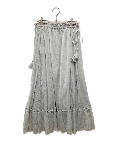ne quittez pas（ヌキテパ）ne quittez pas (ヌキテパ) ティアードスカート グレー サイズ:不明（実寸をご確認ください）の古着・服飾アイテム