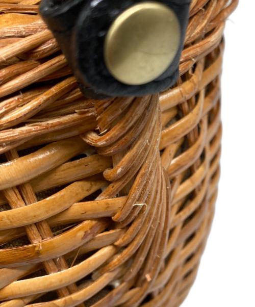 VIOLAd'ORO（ヴィオラドーロ）VIOLAd'ORO (ヴィオラドーロ) バケツカゴバッグ ベージュの古着・服飾アイテム