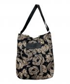 ANNA SUIアナスイ）の古着「2wayアーカイブトートバッグ」｜ベージュ×ブラック