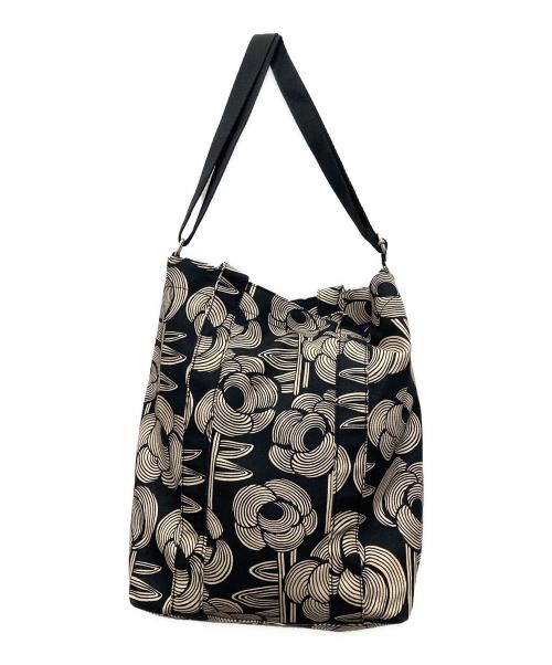 ANNA SUI（アナスイ）ANNA SUI (アナスイ) 2wayアーカイブトートバッグ ベージュ×ブラックの古着・服飾アイテム