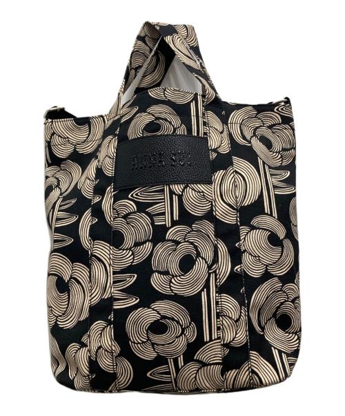 ANNA SUI（アナスイ）ANNA SUI (アナスイ) 2wayアーカイブトートバッグ ベージュ×ブラックの古着・服飾アイテム