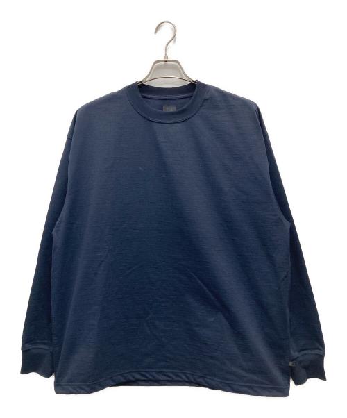 DAIWA PIER39（ダイワ ピア39）DAIWA PIER39 (ダイワ ピア39) TECH DRAWSTRING L/S TEE ネイビー サイズ:Lの古着・服飾アイテム